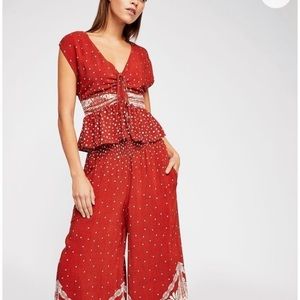 NWOT Free People Babylon River Top